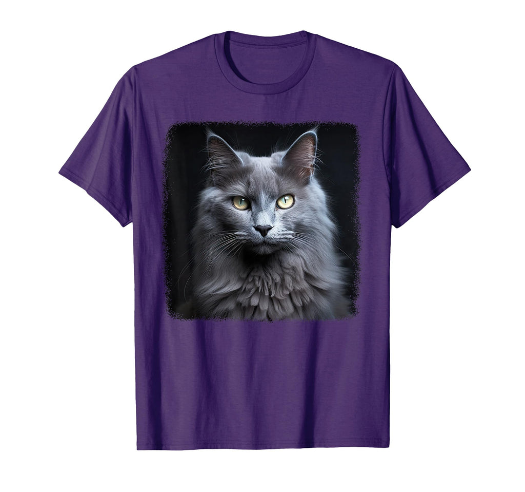 Nebelung Cats Kitten Nebelung Cat T-Shirt - Trendy Graphic for Adults - T-Shirt, Sweatshirt, Hoodie