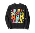 My Soccer Mom Era Game Day Groovy Sweatshirt - Minimalist Print for Adults - T-Shirt, Sweatshirt, Hoodie