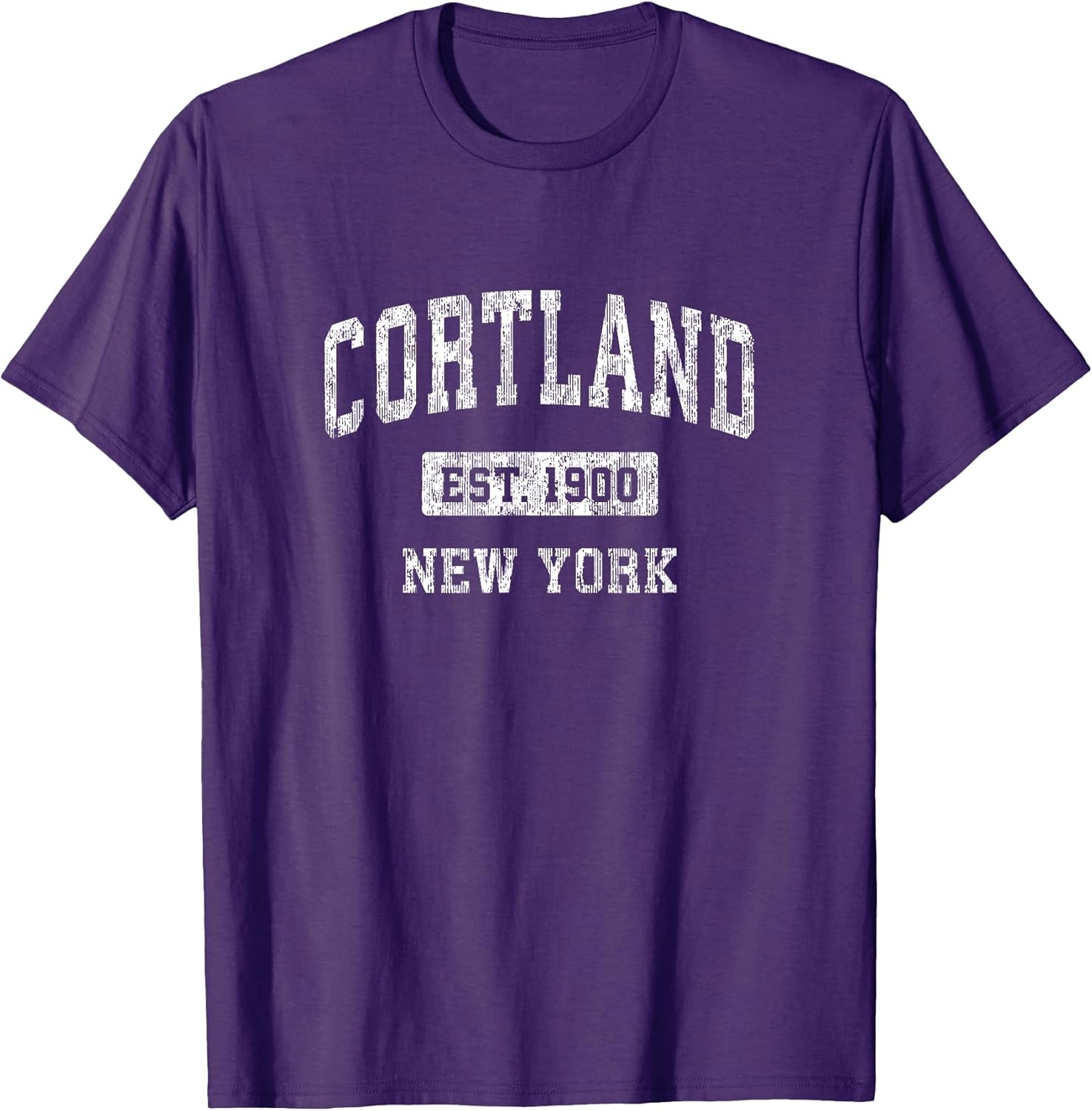 Cortland NY Retro - Adult & Kids T-Shirts, Sweatshirts & Hoodies apparel design preview 1