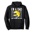 Im Dad Busy Raising Ballers Hoodie - Fun Novelty Design for Adults - T-Shirt, Sweatshirt, Hoodie