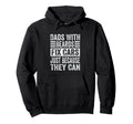 Dads Beards Fix Cars Just Because They Can Hoodie - Graphic Print Men Women - T-Shirt, Sweatshirt, Hoodie