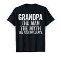 Grandpa Myth Bad Influence Fathers Day T-Shirt - Graphic Print Men Women - T-Shirt, Sweatshirt, Hoodie