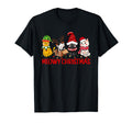 Funny Cats Kitten Cats Santa Hat T-Shirt - Minimalist Print for Adults - T-Shirt, Sweatshirt, Hoodie