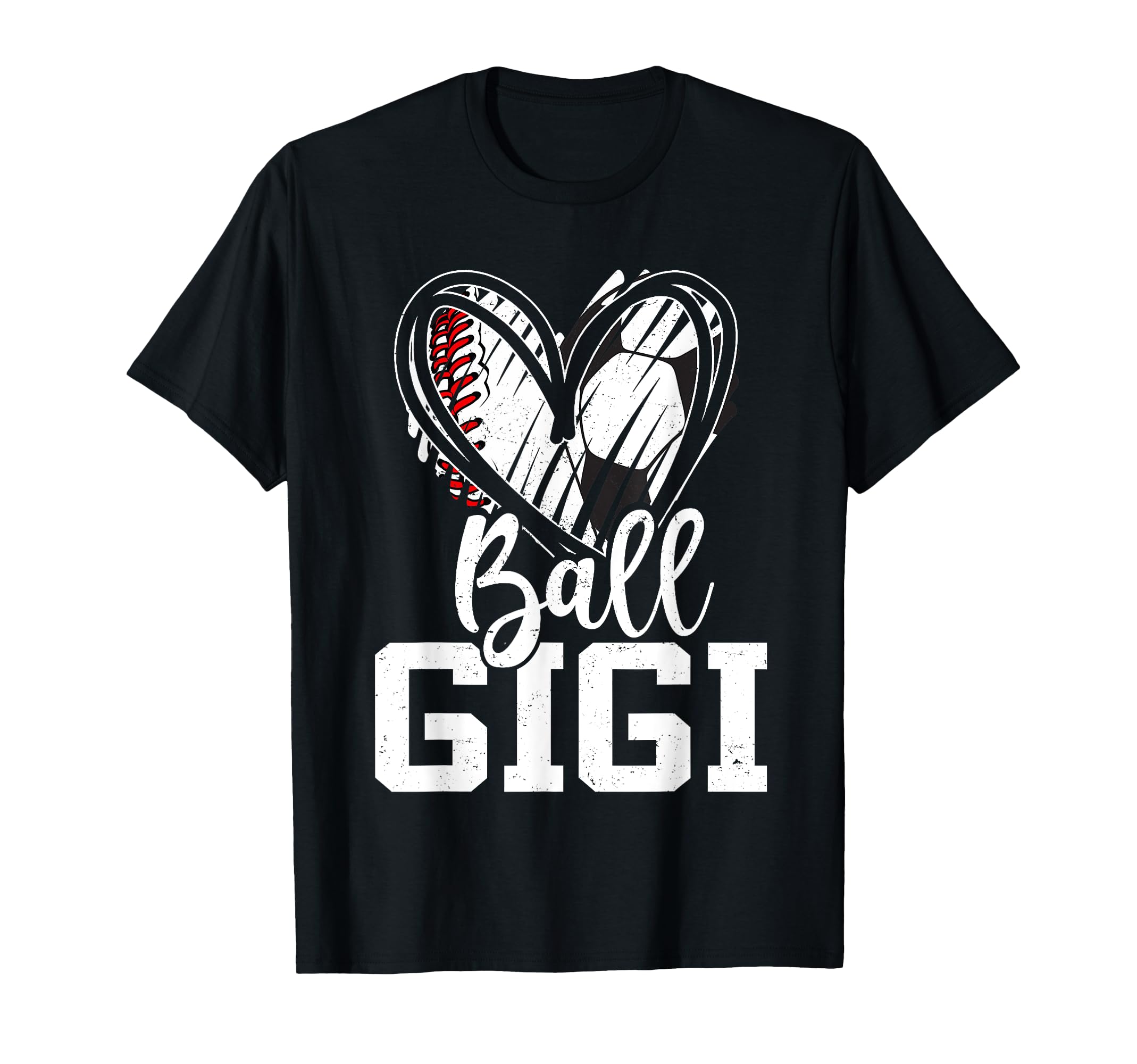 Ball Gigi Baseball Soccer Grandma T-Shirt - Graphic Print Men Women - T-Shirt, Sweatshirt, Hoodie
