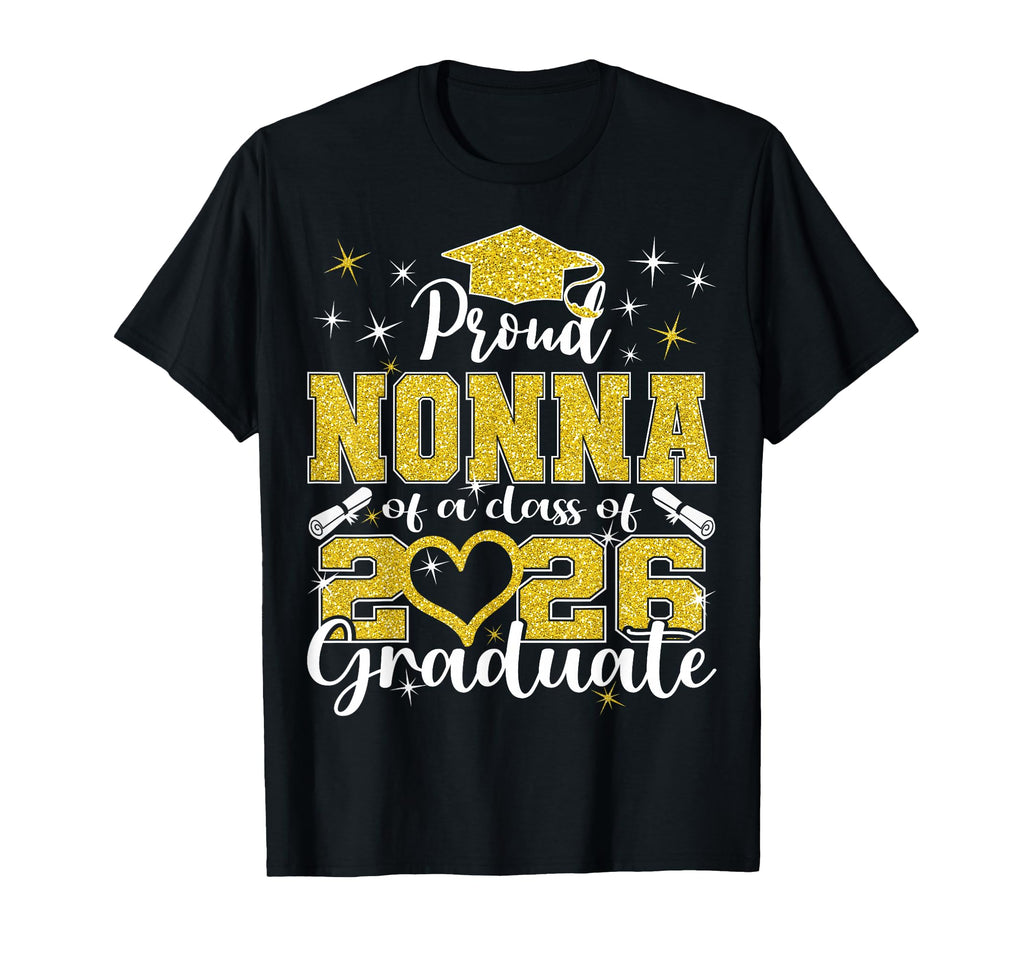 Super Proud Nonna 2026 Graduate T-Shirt - Aesthetic Graphic for Adults - T-Shirt, Sweatshirt, Hoodie