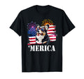 Funny Usa Flag 4Th Merica Black T-Shirt - Custom Art Print for Adults - T-Shirt, Sweatshirt, Hoodie