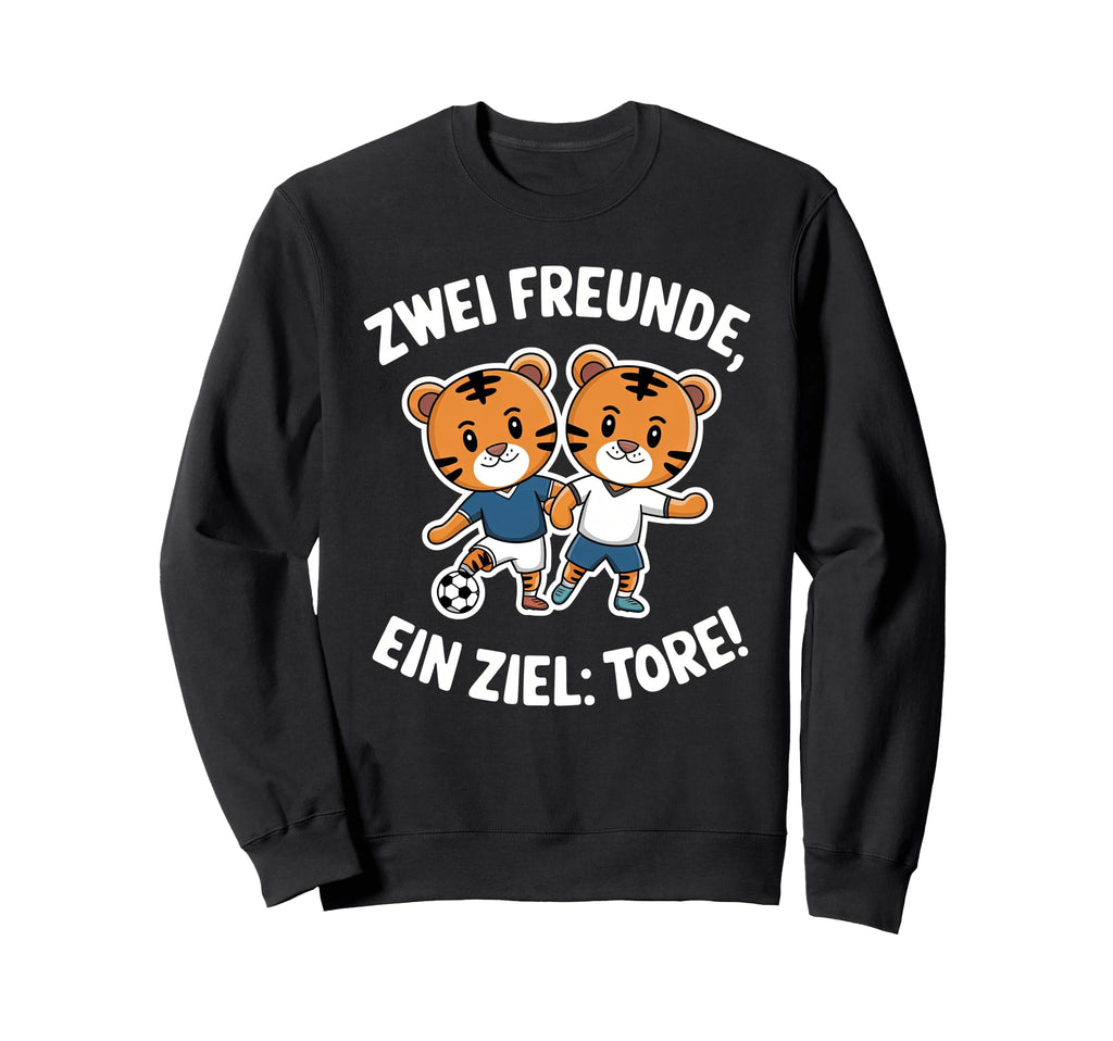 Best Friends Soccer Tiger Soccer Sweatshirt - Unique Graphic for Adults - T-Shirt, Sweatshirt, Hoodie
