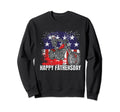 Skeleton Riding Motorcycle Happy Sweatshirt - Unique Graphic for Adults - T-Shirt, Sweatshirt, Hoodie