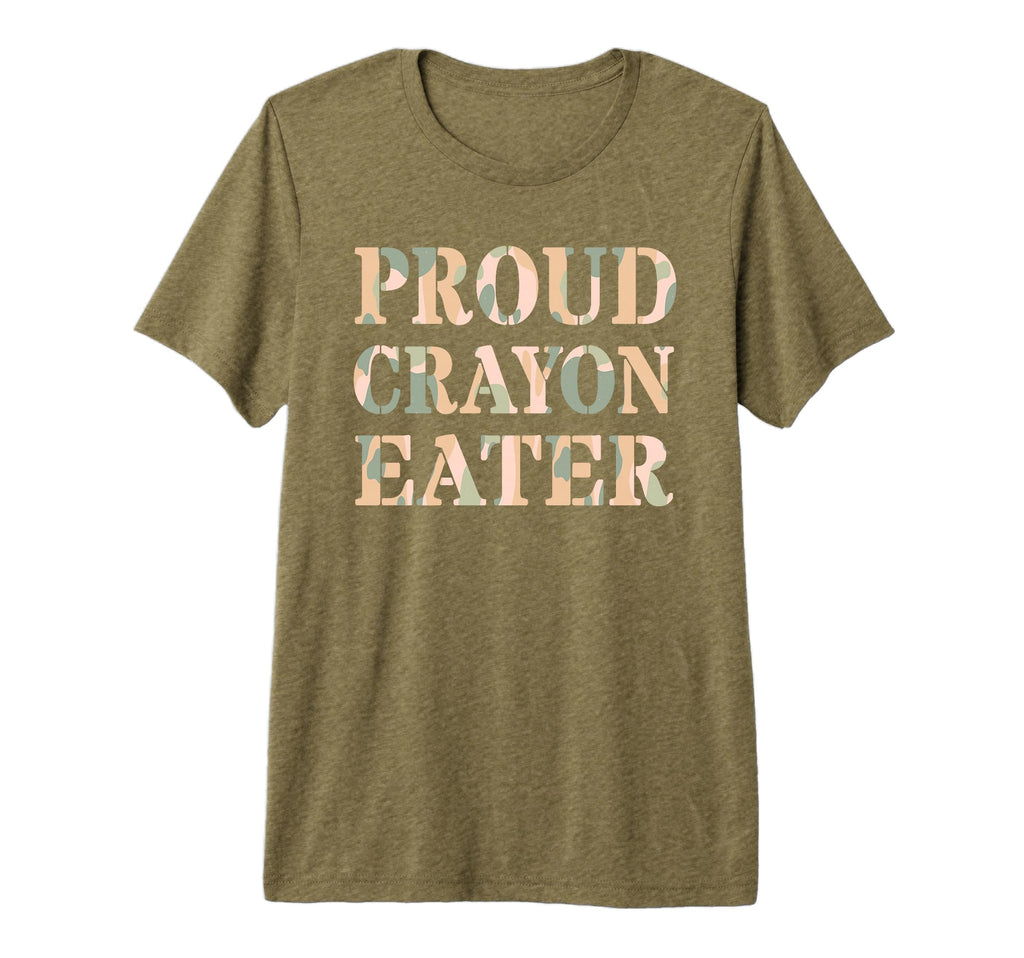 Funny Proud Crayon Eater Corps T-Shirt - Fun Novelty Design Unisex - T-Shirt, Sweatshirt, Hoodie