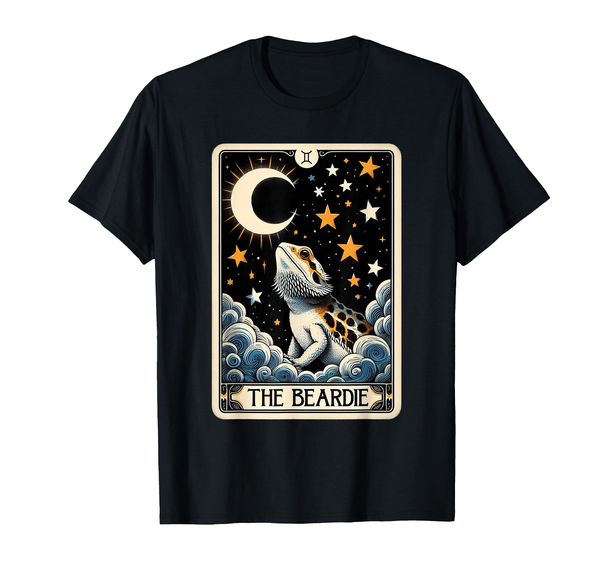 Bearded Dragon Tarot Card Beardie Mom T-Shirt - Custom Art Print Men Women - T-Shirt, Sweatshirt, Hoodie
