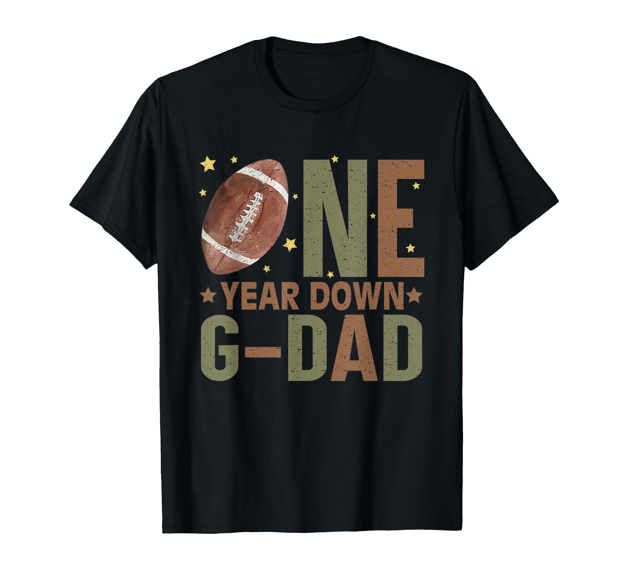 G Dad 1 Year Old Football Birthday T-Shirt - Fun Novelty Design for Adults - T-Shirt, Sweatshirt, Hoodie