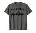 Black Cat Ew People Meowy Funny Cat T-Shirt - Streetwear Style for Adults - T-Shirt, Sweatshirt, Hoodie