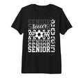 Soccer Senior Mom Class 2025 Senior T-Shirt - Unique Graphic for Adults - T-Shirt, Sweatshirt, Hoodie