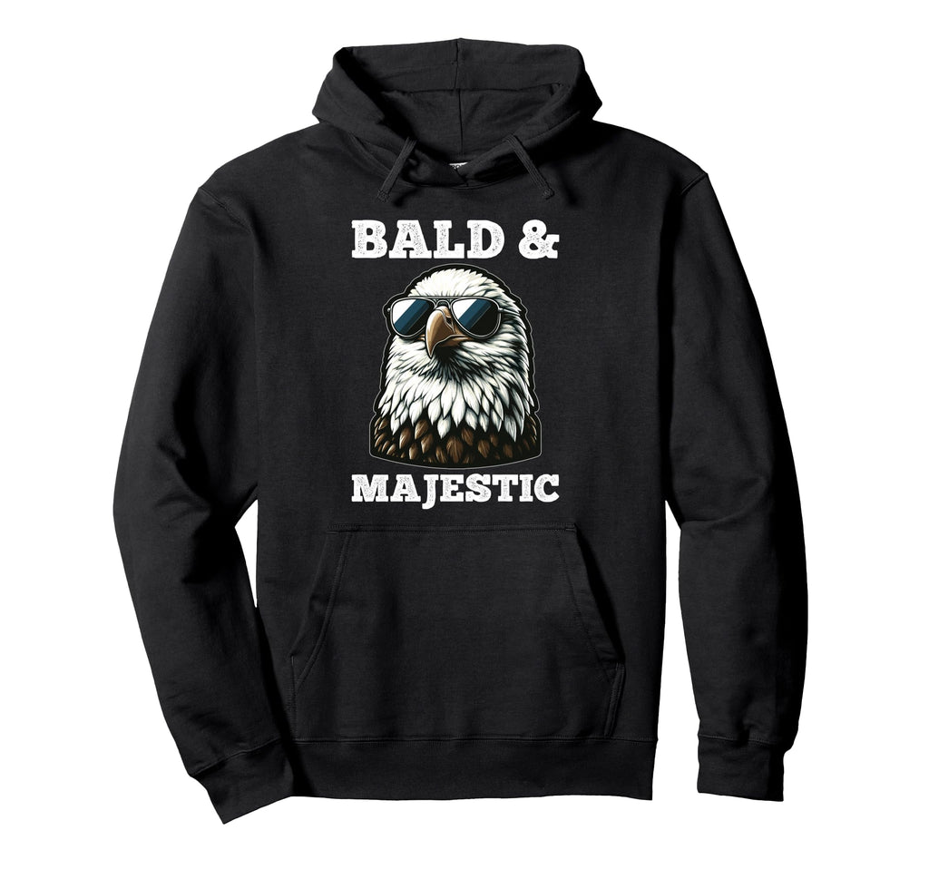 Bald Majestic Sexy Bald Guy Funny Dad Hoodie - Graphic Print for Adults - T-Shirt, Sweatshirt, Hoodie