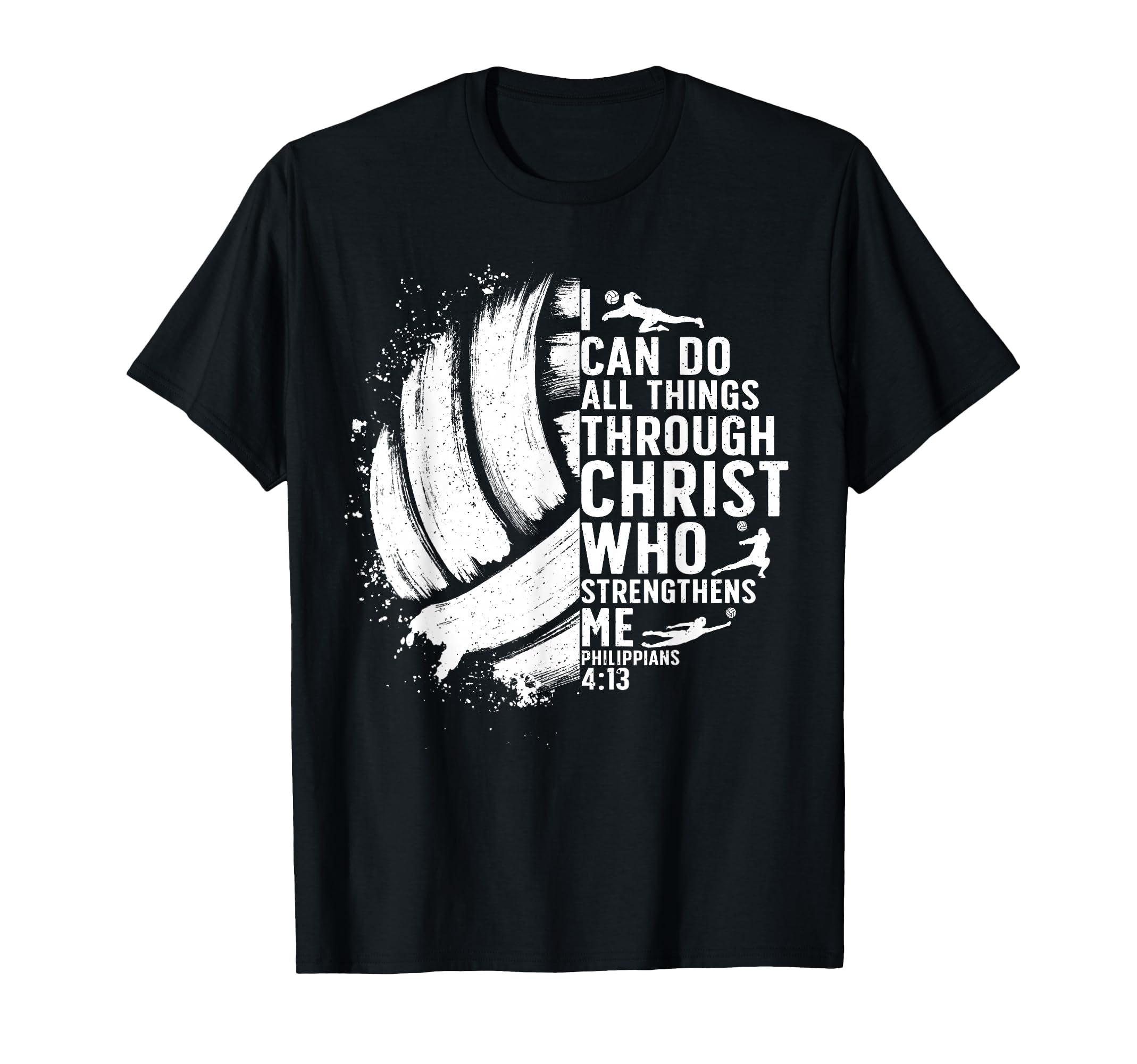Funny Volleyball Christian T-Shirt - Custom Art Print Men Women - T-Shirt, Sweatshirt, Hoodie