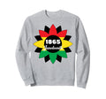 Juneteenth Melanin Black Dad Brown Sweatshirt - Streetwear Style Unisex - T-Shirt, Sweatshirt, Hoodie