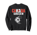 Canada Soccer Ball Net Canadian Sweatshirt - Trendy Graphic for Adults - T-Shirt, Sweatshirt, Hoodie