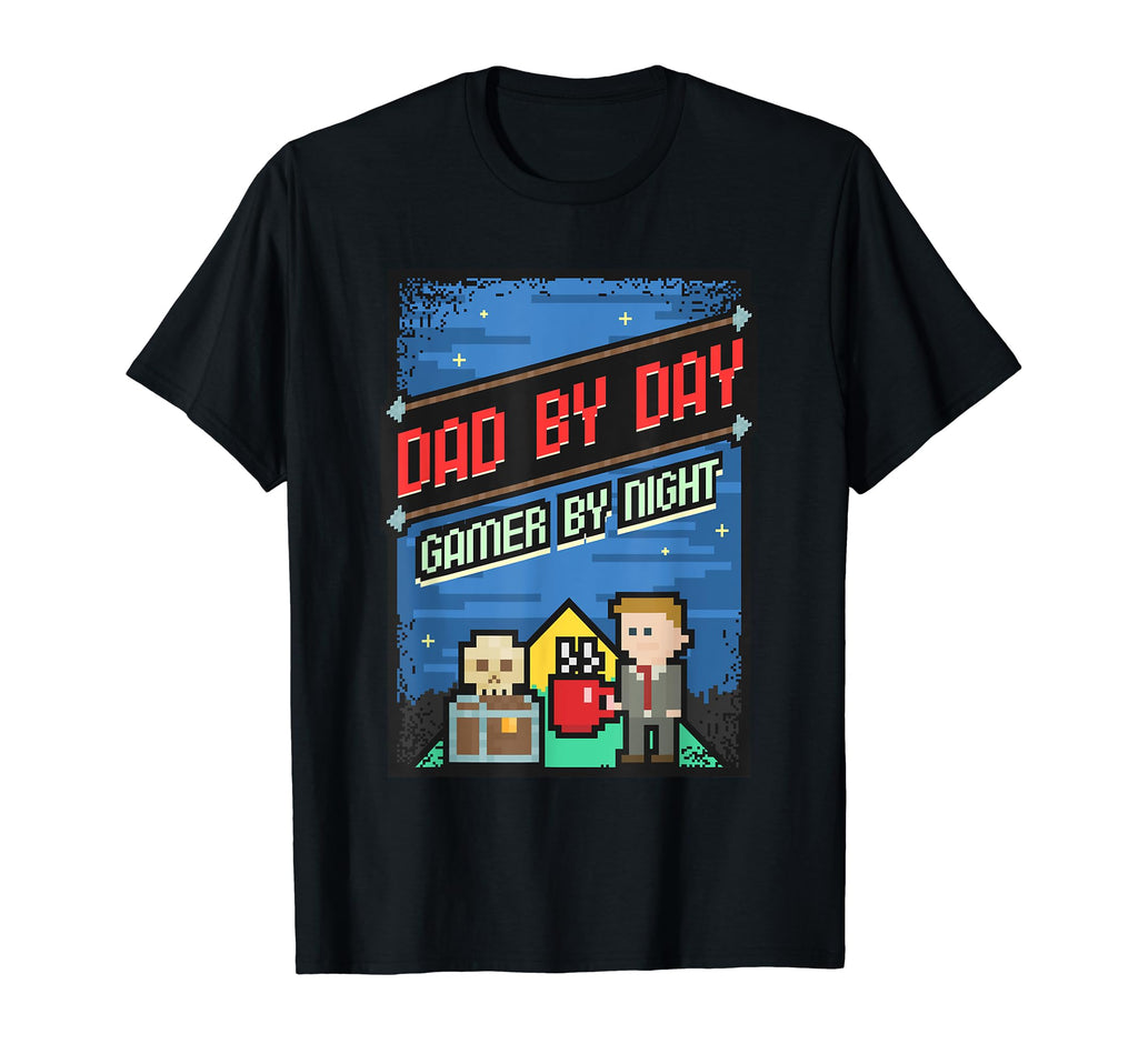 8 Bit Video Games Gamer Dads T-Shirt - Minimalist Print for Adults - T-Shirt, Sweatshirt, Hoodie