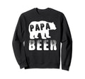 Papa Beer Bear Best Dad Funny Dad Sweatshirt - Novelty Apparel for Adults - T-Shirt, Sweatshirt, Hoodie