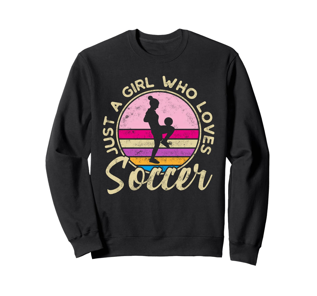 Just Who Loves Soccer Soccer Sweatshirt - Custom Art Print Unisex - T-Shirt, Sweatshirt, Hoodie