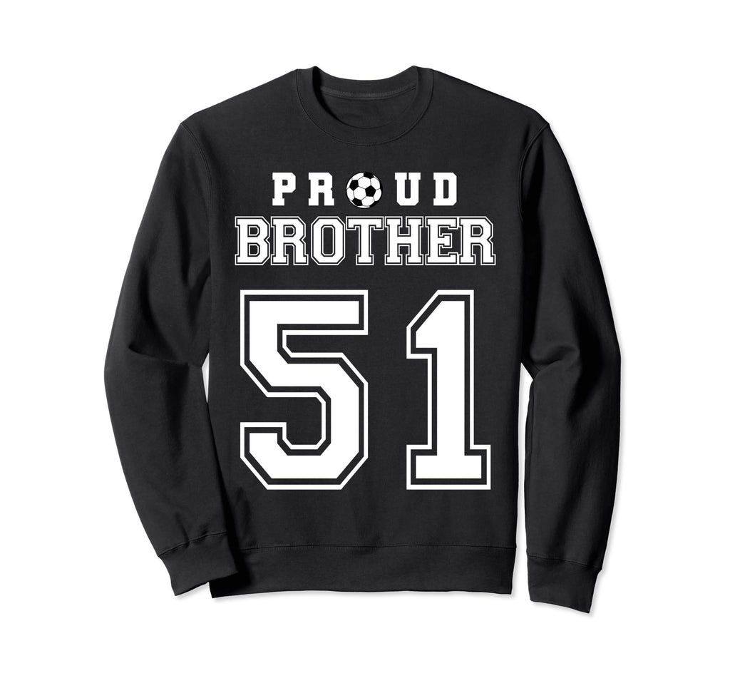 Number 51 Custom Proud Soccer Sweatshirt - Unique Graphic for Adults - T-Shirt, Sweatshirt, Hoodie
