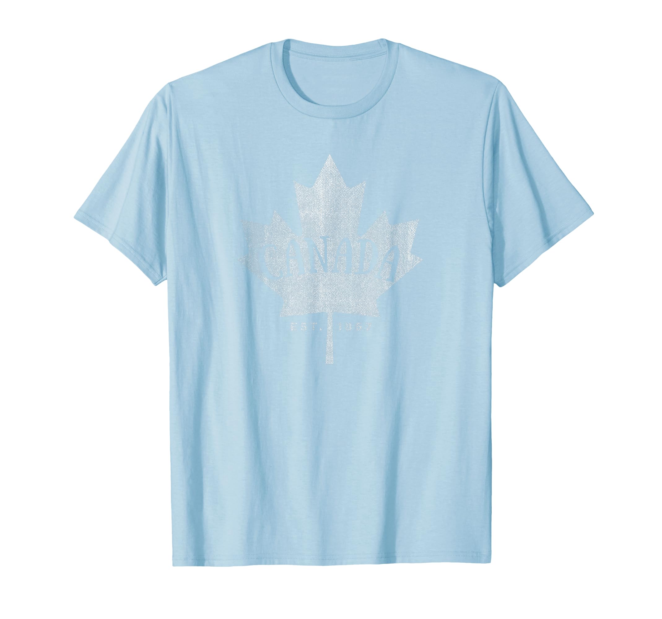Canada Maple Leaf Canada Est 1867 Script T-Shirt - Trendy Graphic Men Women - T-Shirt, Sweatshirt, Hoodie