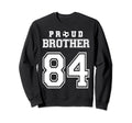 Number 84 Custom Proud Soccer Sweatshirt - Aesthetic Graphic for Adults - T-Shirt, Sweatshirt, Hoodie
