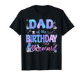 Dad Birthday Mermaid Bday Party Squad T-Shirt - Trendy Graphic Men Women - T-Shirt, Sweatshirt, Hoodie