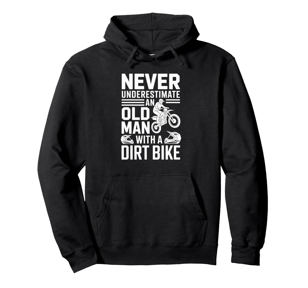 Motorcycle Rider Loves Hitting Dirt Track Hoodie - Graphic Print Men Women - T-Shirt, Sweatshirt, Hoodie