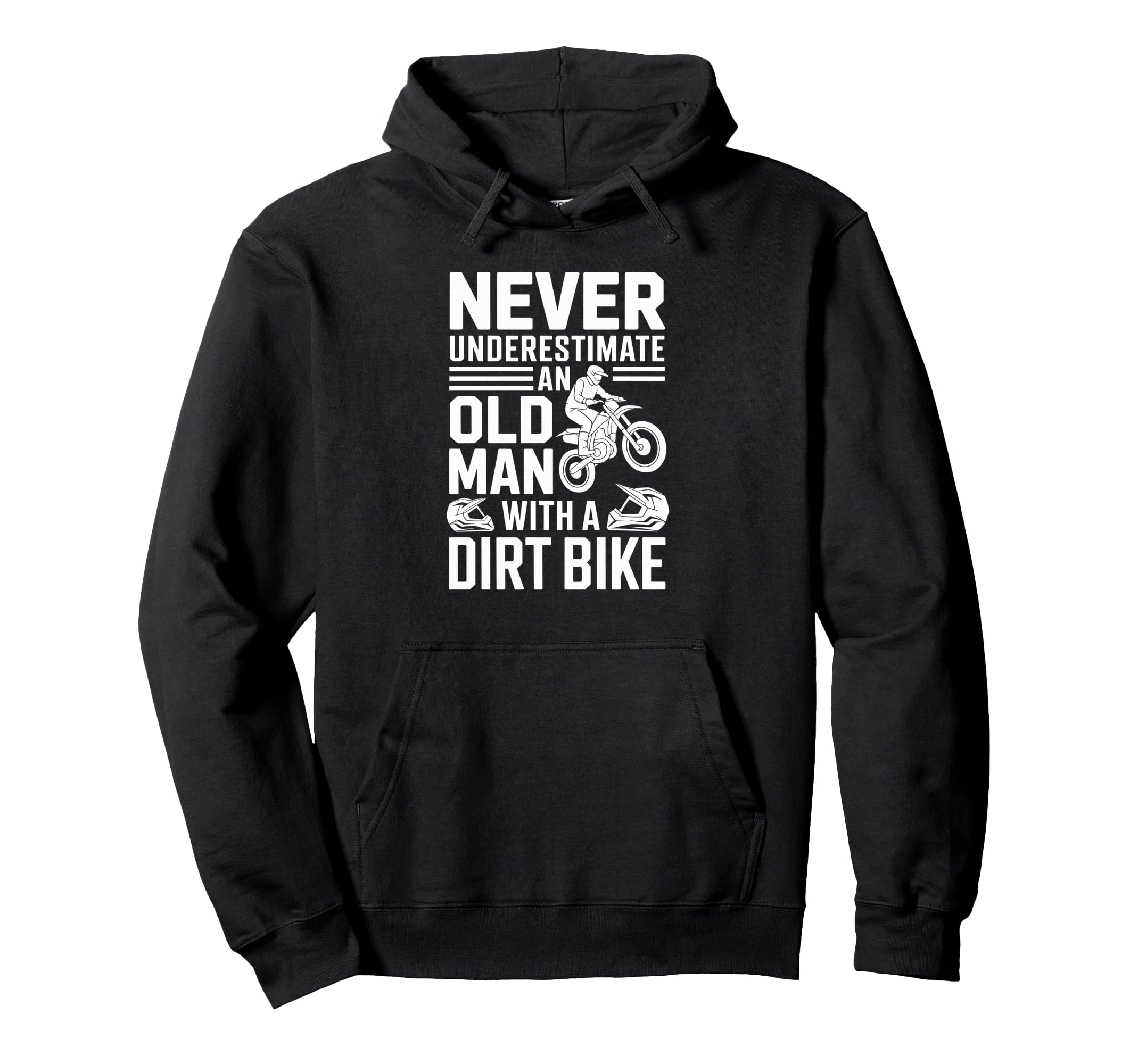 Motorcycle Rider Loves Hitting Dirt Track Hoodie - Graphic Print Men Women - T-Shirt, Sweatshirt, Hoodie