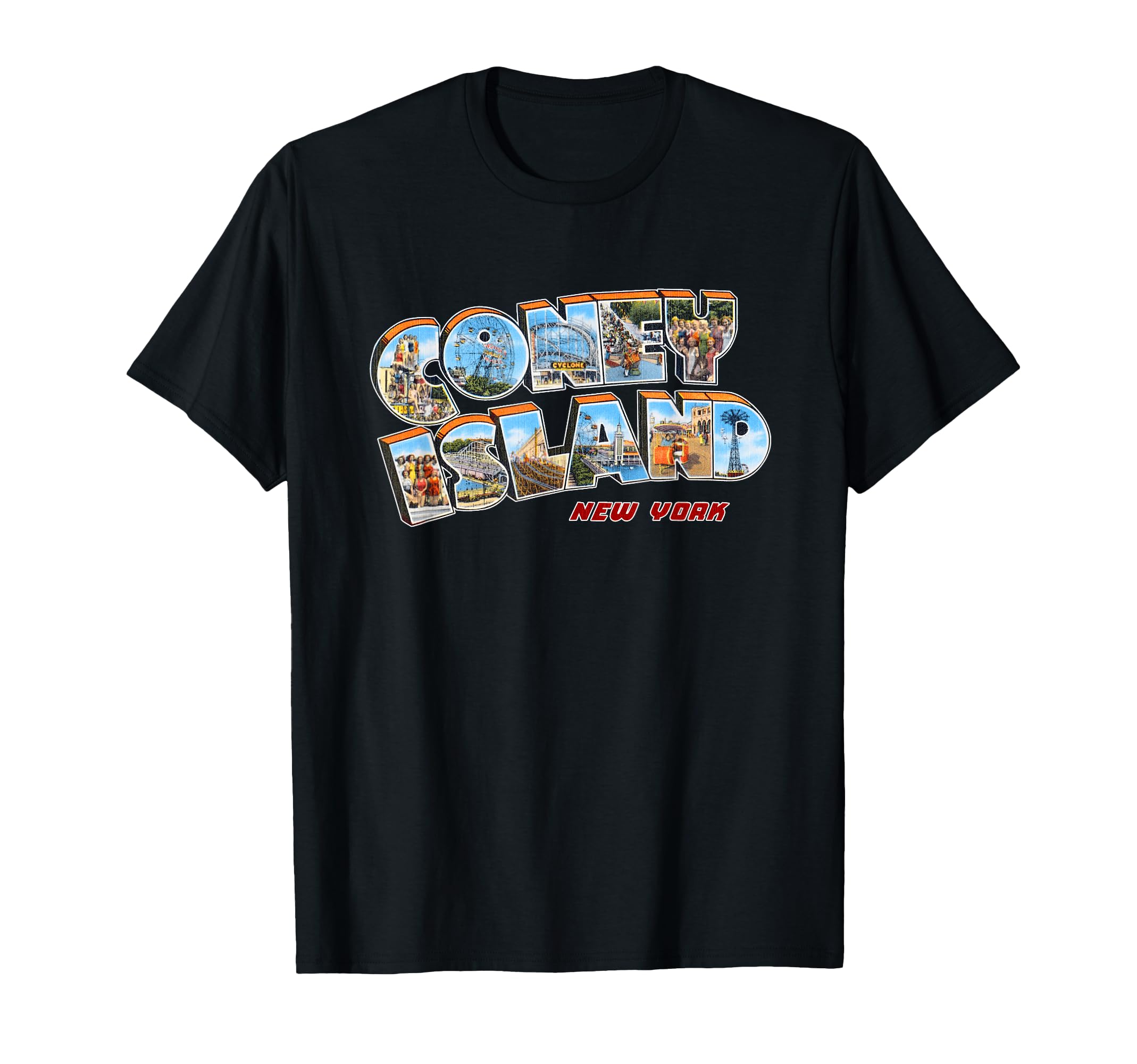 Coney Island New York City Ny Souvenir T-Shirt - Minimalist Print Men Women - T-Shirt, Sweatshirt, Hoodie