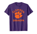 Clemson University Tigers Arched Grandpa T-Shirt - Minimalist Print Unisex - T-Shirt, Sweatshirt, Hoodie