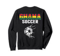 Proud Ghana Soccer Fans Jersey Sweatshirt - Fun Novelty Design Men Women - T-Shirt, Sweatshirt, Hoodie