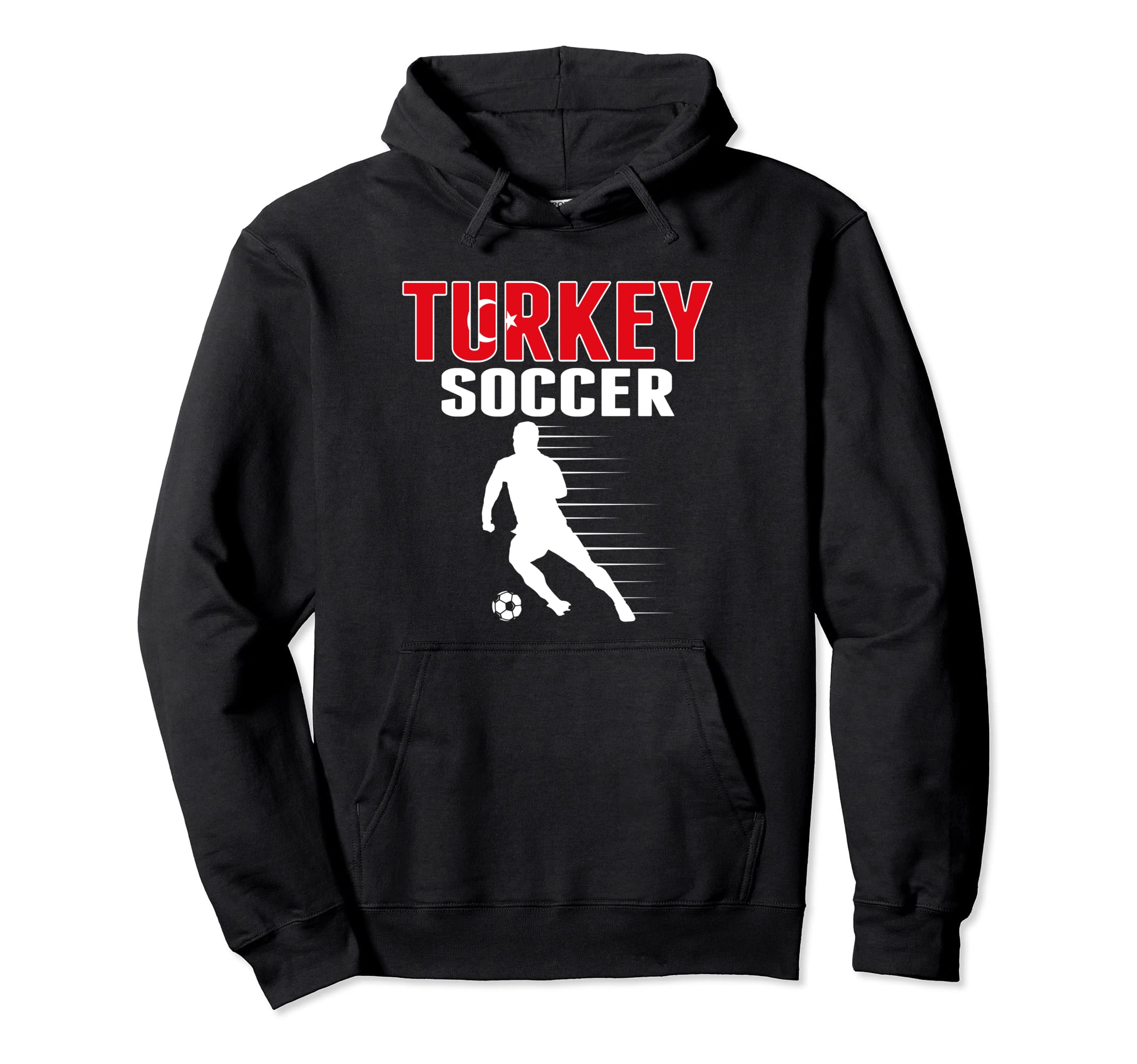 Turkey Soccer Fans Jersey Proud Hoodie - Minimalist Print for Adults - T-Shirt, Sweatshirt, Hoodie