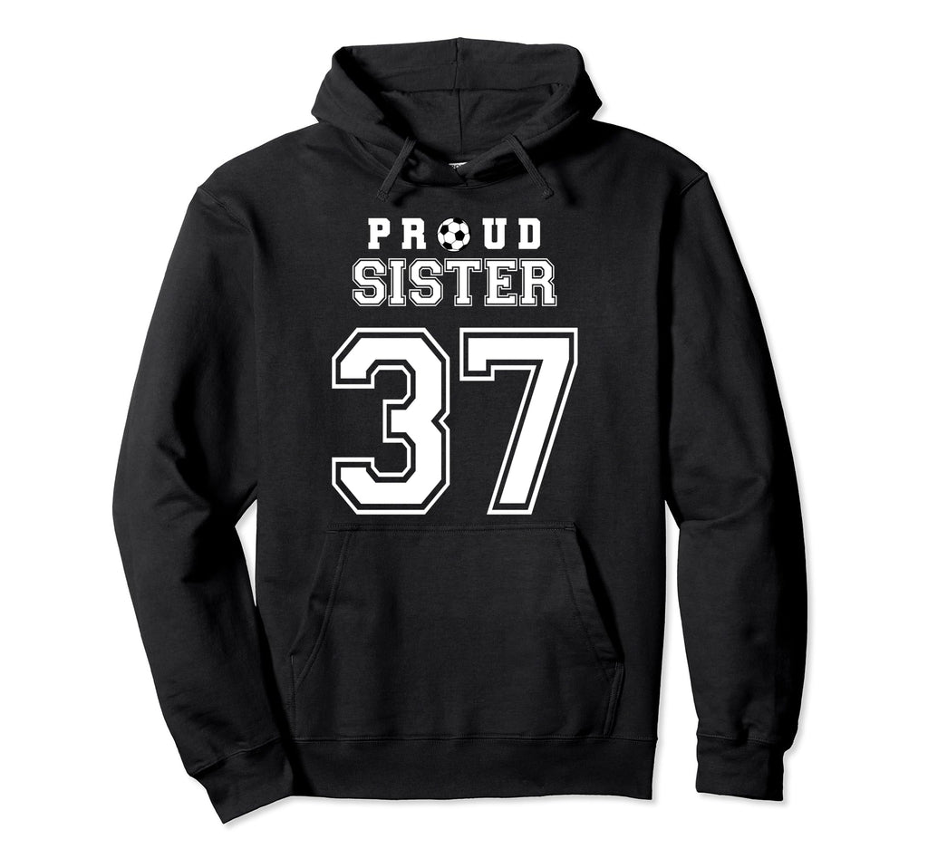 Number 37 Custom Proud Soccer Futbol Hoodie - Aesthetic Graphic for Adults - T-Shirt, Sweatshirt, Hoodie