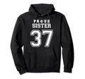 Number 37 Custom Proud Soccer Futbol Hoodie - Aesthetic Graphic for Adults - T-Shirt, Sweatshirt, Hoodie