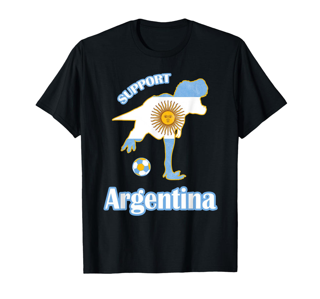 T Rex Support Jersey 2018 Argentina Soccer T-Shirt - Graphic Print Unisex - T-Shirt, Sweatshirt, Hoodie
