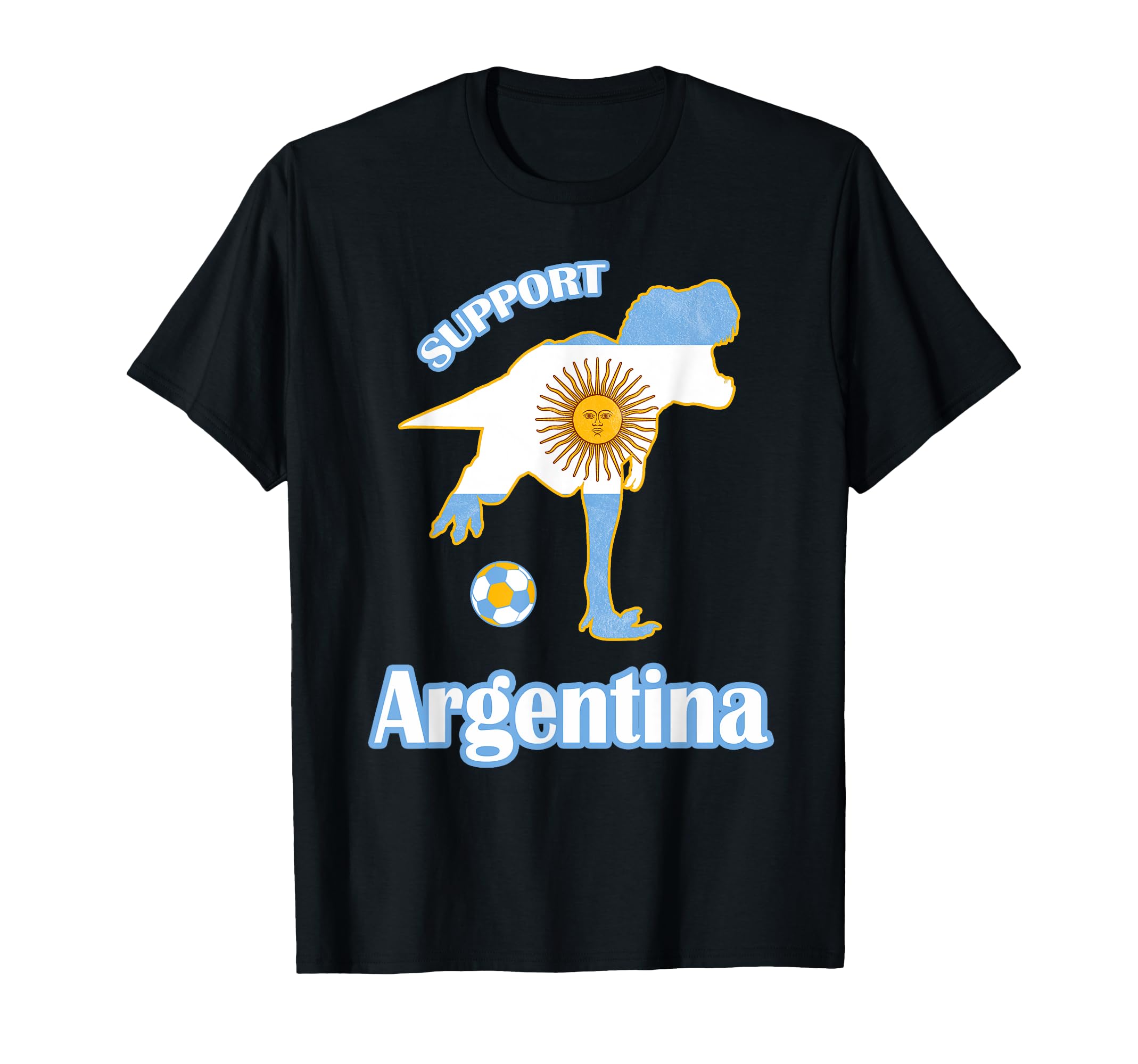 T Rex Support Jersey 2018 Argentina Soccer T-Shirt - Graphic Print Unisex - T-Shirt, Sweatshirt, Hoodie
