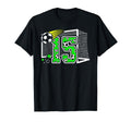 15Th Birthday Soccer 15 Year Old T-Shirt - Casual Everyday Wear for Adults - T-Shirt, Sweatshirt, Hoodie