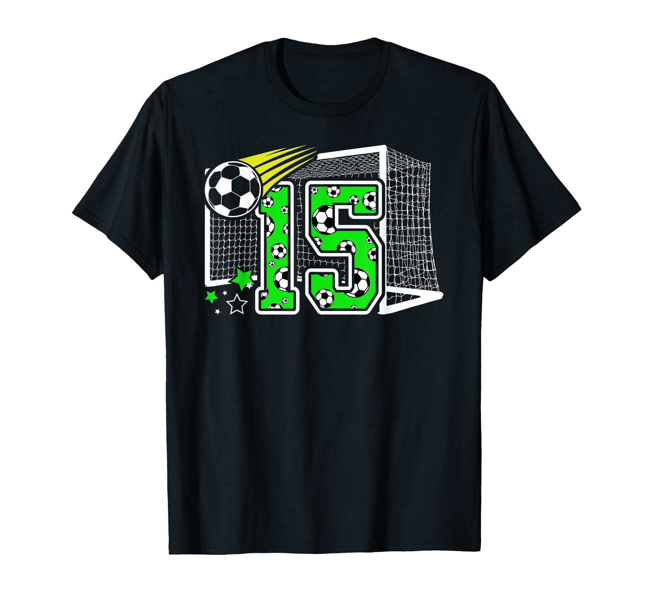 15Th Birthday Soccer 15 Year Old T-Shirt - Casual Everyday Wear for Adults - T-Shirt, Sweatshirt, Hoodie