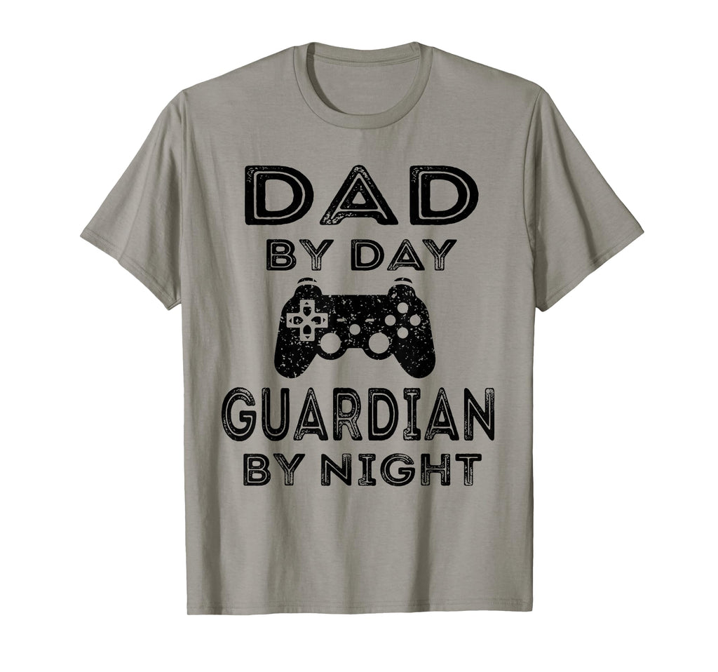 Dad Day Guardian Night Gaming Gamer T-Shirt - Minimalist Print Men Women - T-Shirt, Sweatshirt, Hoodie