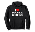 I Love Soccer Hoodie - Aesthetic Graphic Men Women - T-Shirt, Sweatshirt, Hoodie