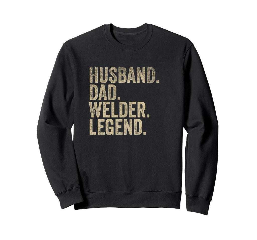 Fathers Day Husband Dad Welder Sweatshirt - Minimalist Print for Adults - T-Shirt, Sweatshirt, Hoodie