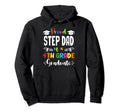 Proud Step Dad 4Th Grade Graduate Hoodie - Streetwear Style Men Women - T-Shirt, Sweatshirt, Hoodie