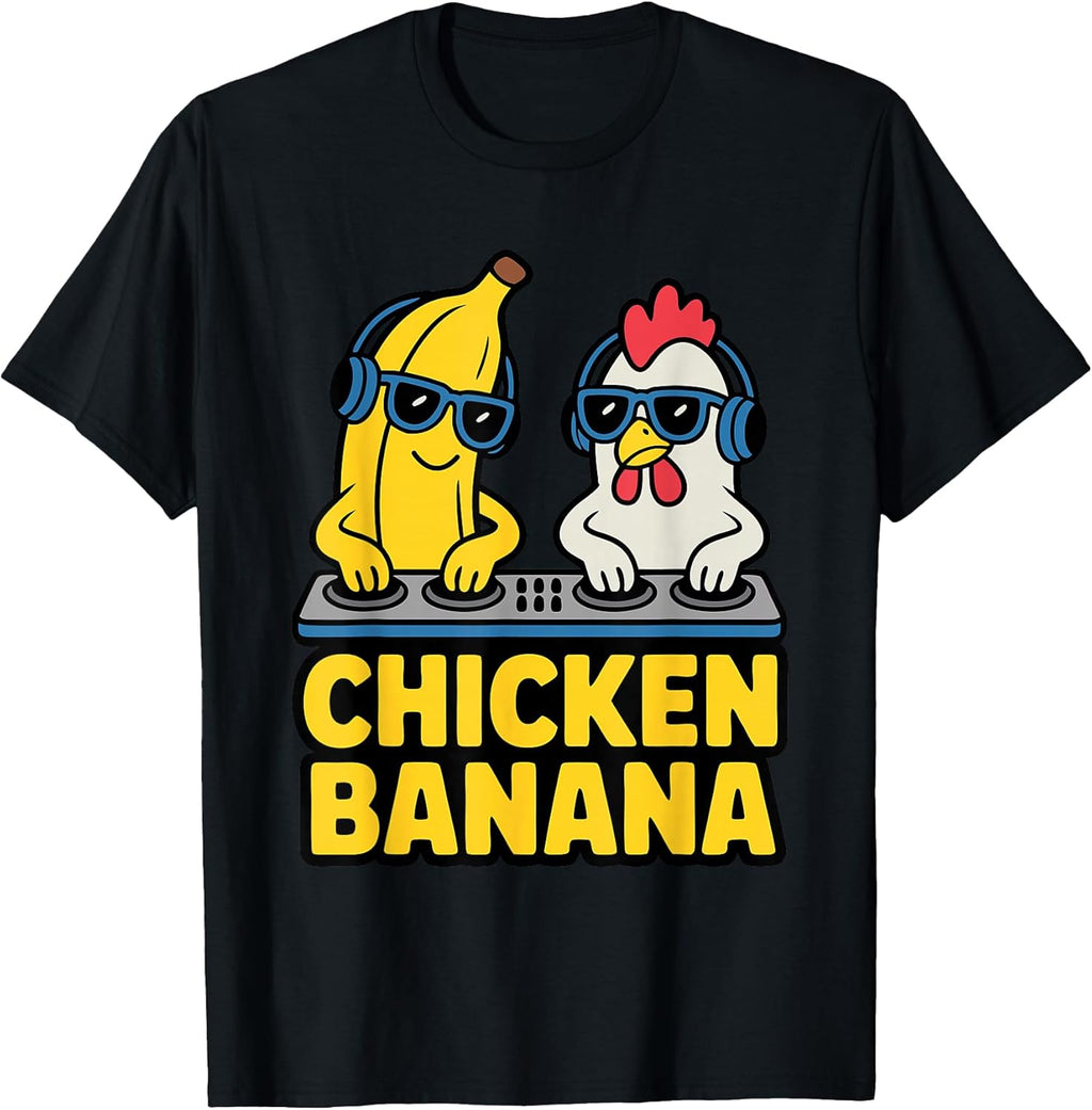 Funny Chicken Banana - Adult & Kids T-Shirts, Sweatshirts & Hoodies apparel design preview 1
