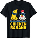 Funny Chicken Banana - Adult & Kids T-Shirts, Sweatshirts & Hoodies apparel design preview 1