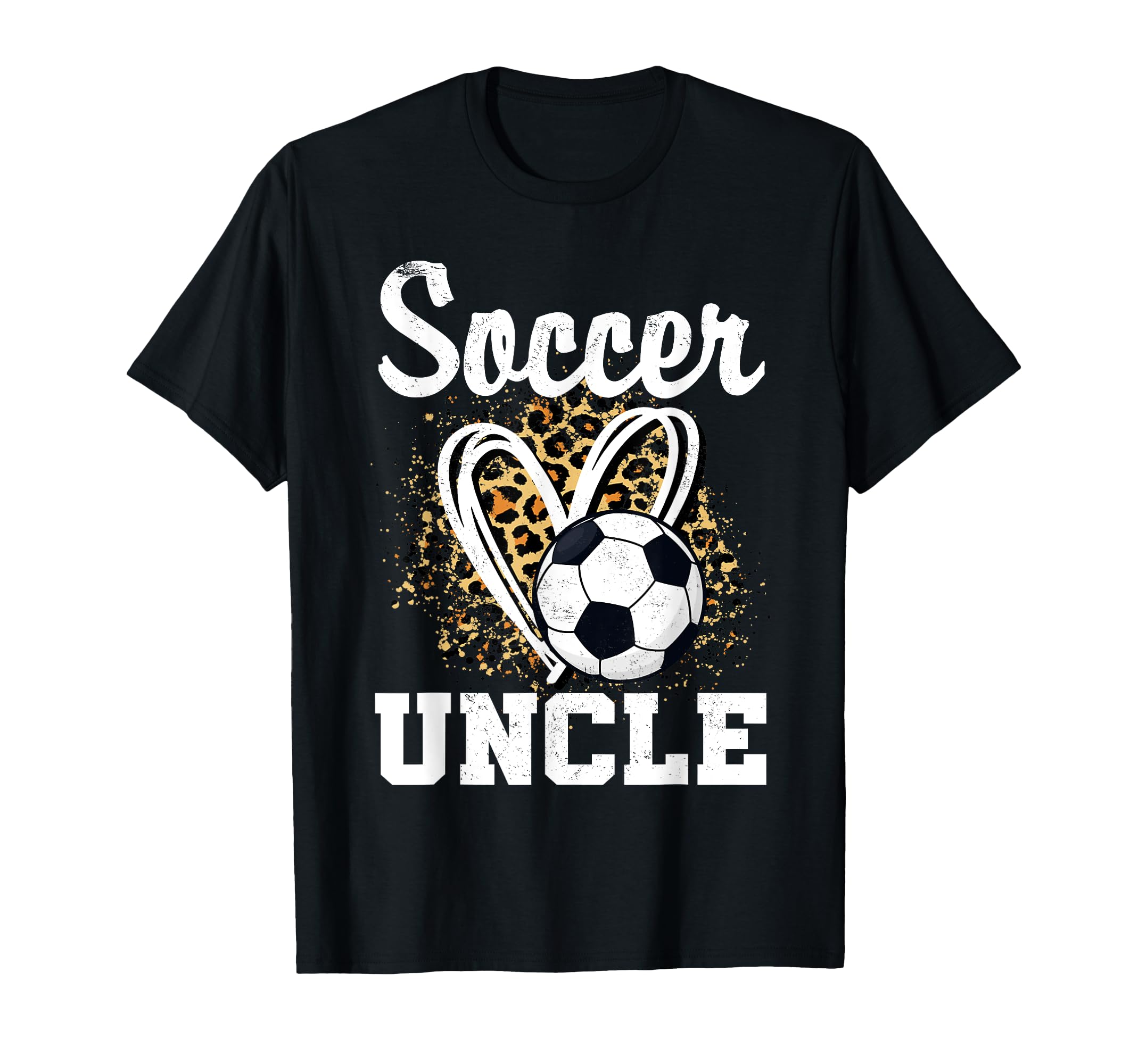 Soccer Uncle Leopard Heart Sweatshirt - Aesthetic Graphic for Adults - T-Shirt, Sweatshirt, Hoodie