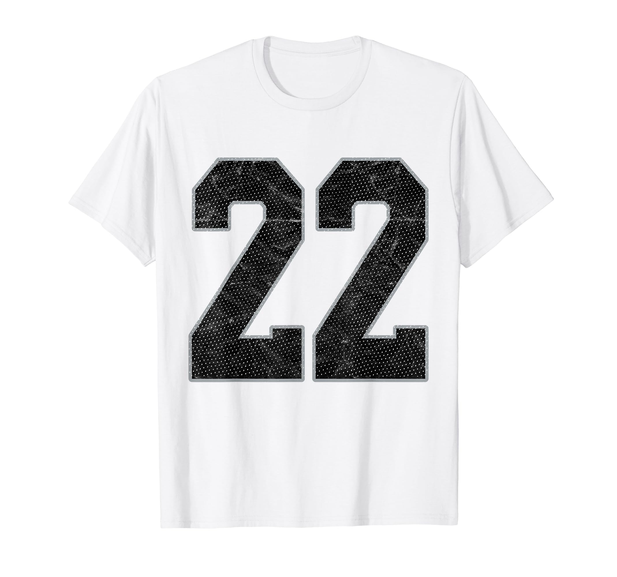 Number 22 Numbered Uniform Sports Team T-Shirt - Graphic Print for Adults - T-Shirt, Sweatshirt, Hoodie