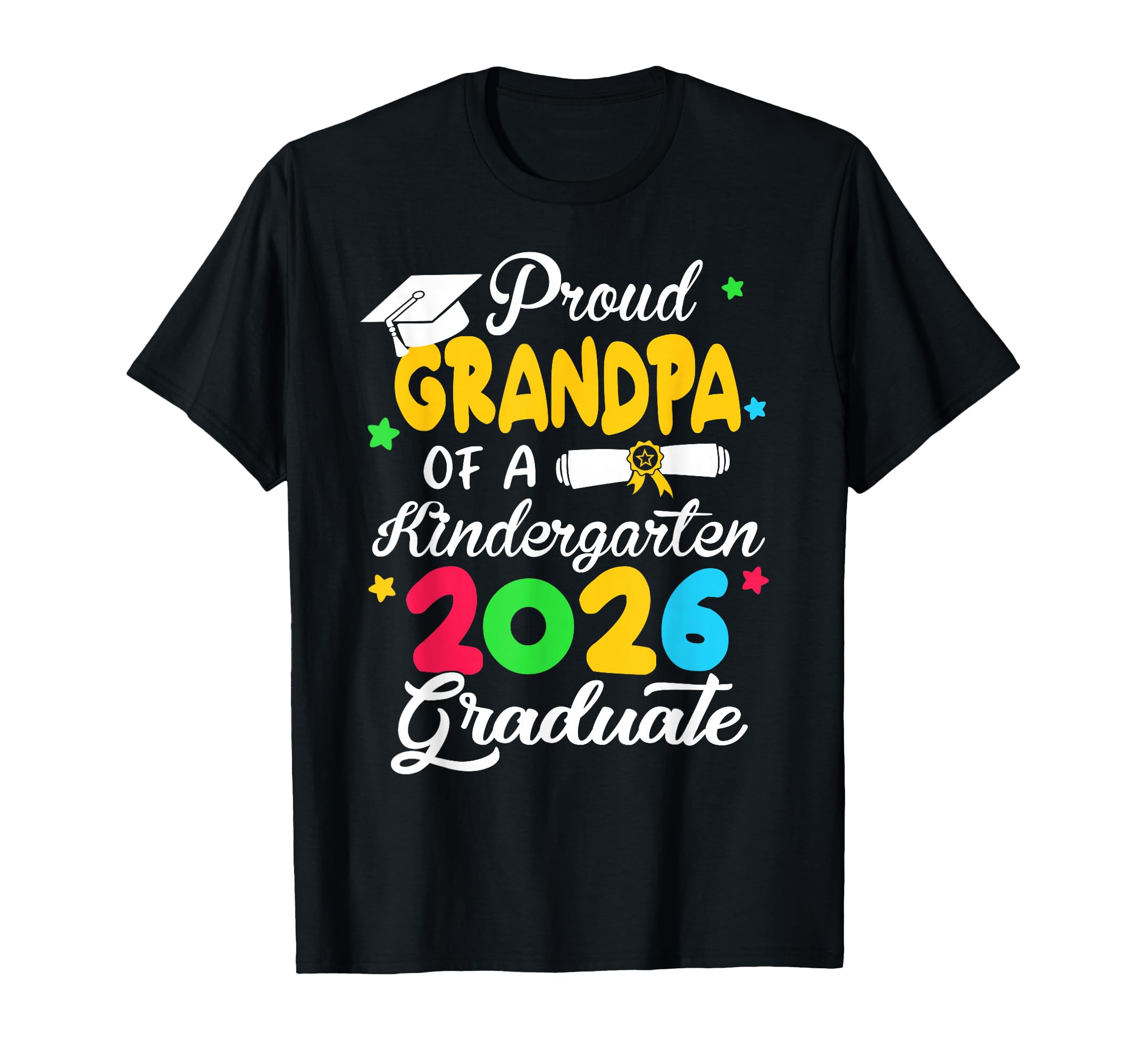 Proud Grandpa Kindergarten Graduate T-Shirt - Streetwear Style for Adults - T-Shirt, Sweatshirt, Hoodie