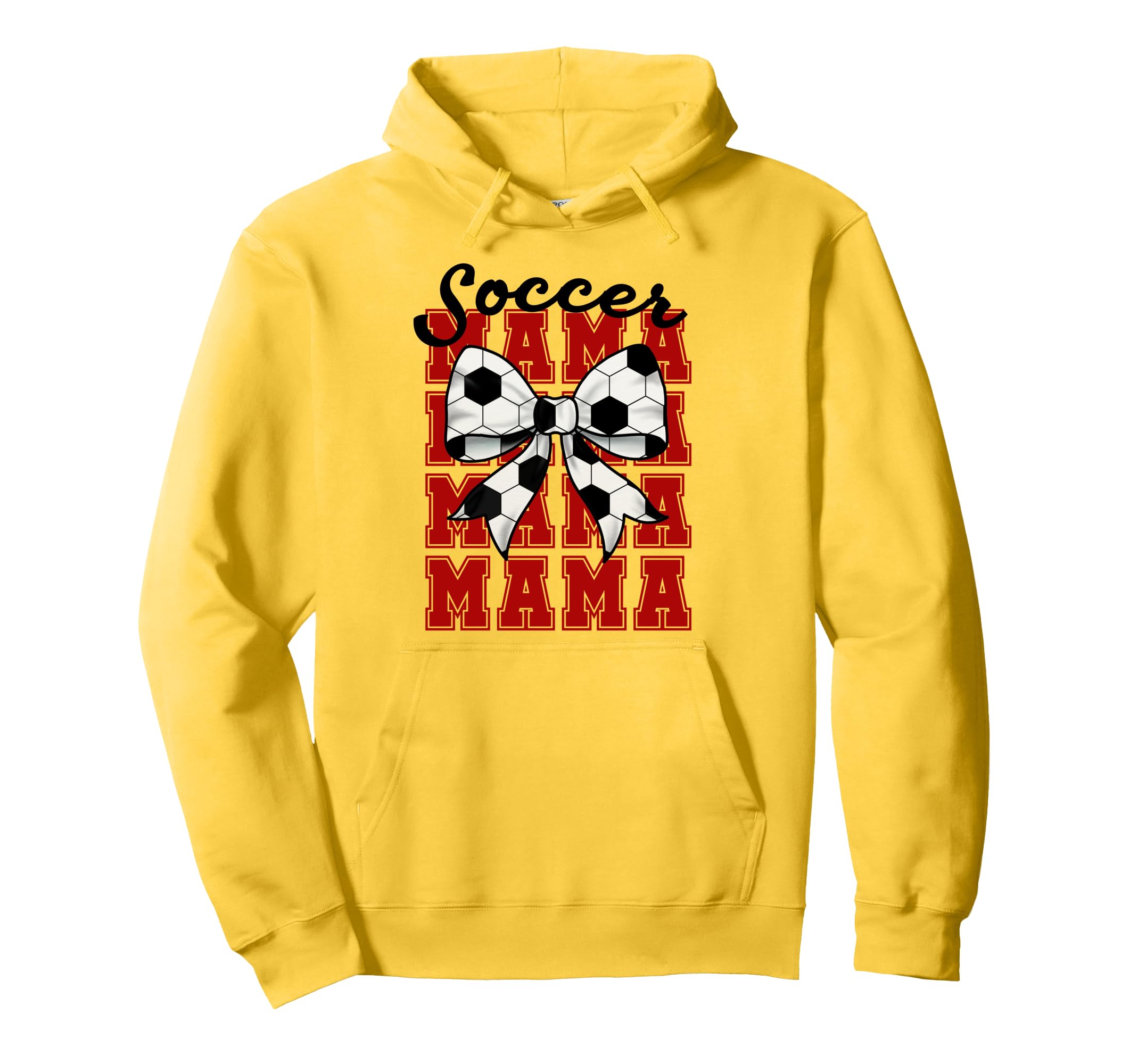 Soccer Bow Mama Mama Mama Mama Game Hoodie - Fun Novelty Design Men Women - T-Shirt, Sweatshirt, Hoodie